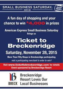 Young Colors celebrates Small Business Saturday with a Ticket to Breckenridge