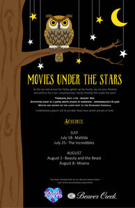 Beaver Creek Presents Movies Under the Stars - Young Colors Sponsors Matilda