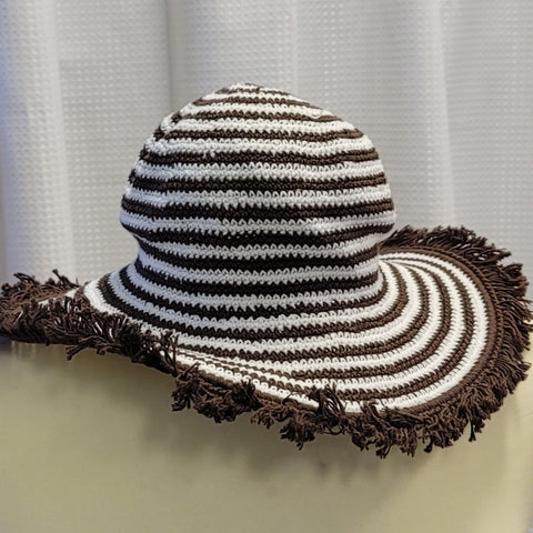 Silly Sarongs Crocheted Stripe Hat