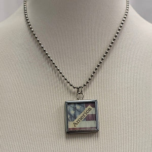 America Charm Necklace