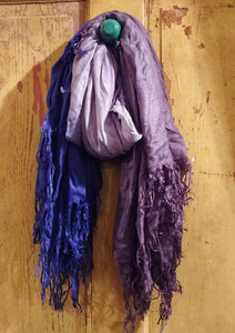 Blue Pacific Cashmere Scarf 