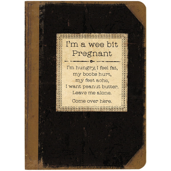 Primitives by Kathy Vintage Journal Wee Bit Pregnant