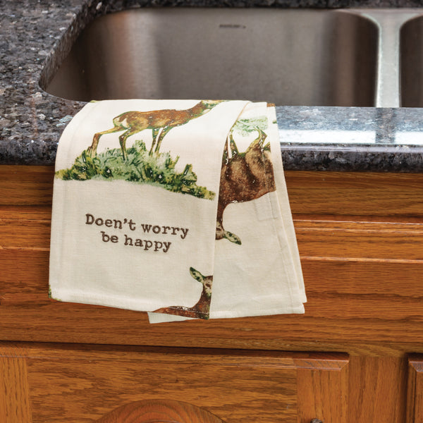 Primitives by KathyKitchen Towels - Doen't Worry