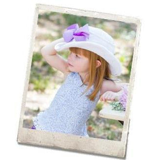 young colors crocheted cowboy hat white